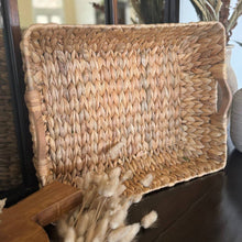 Load image into Gallery viewer, Curved Bottom Rectangular Hyacinth Basket
