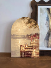 Load image into Gallery viewer, Lakeside Lantern Dock Arch Sign
