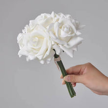 Load image into Gallery viewer, 10&#39;&#39; Real Touch Rose | White | Single Stem or Bouquet
