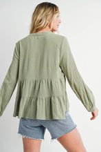 Load image into Gallery viewer, TIERED RUSTIC BLOUSE
