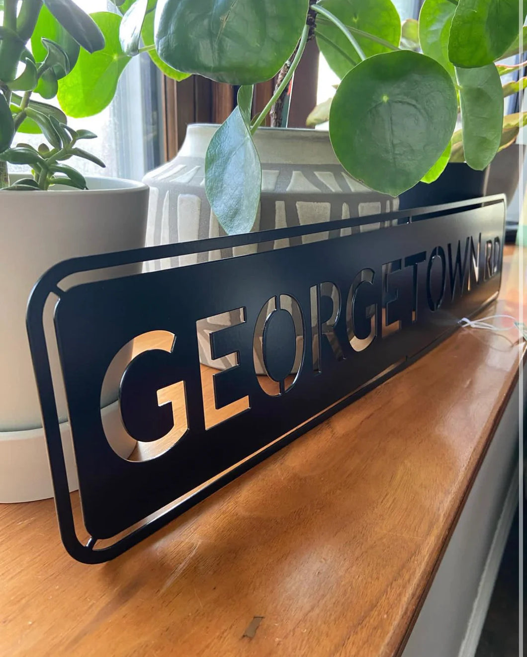 XL Georgetown Rd Powder Coated Sign