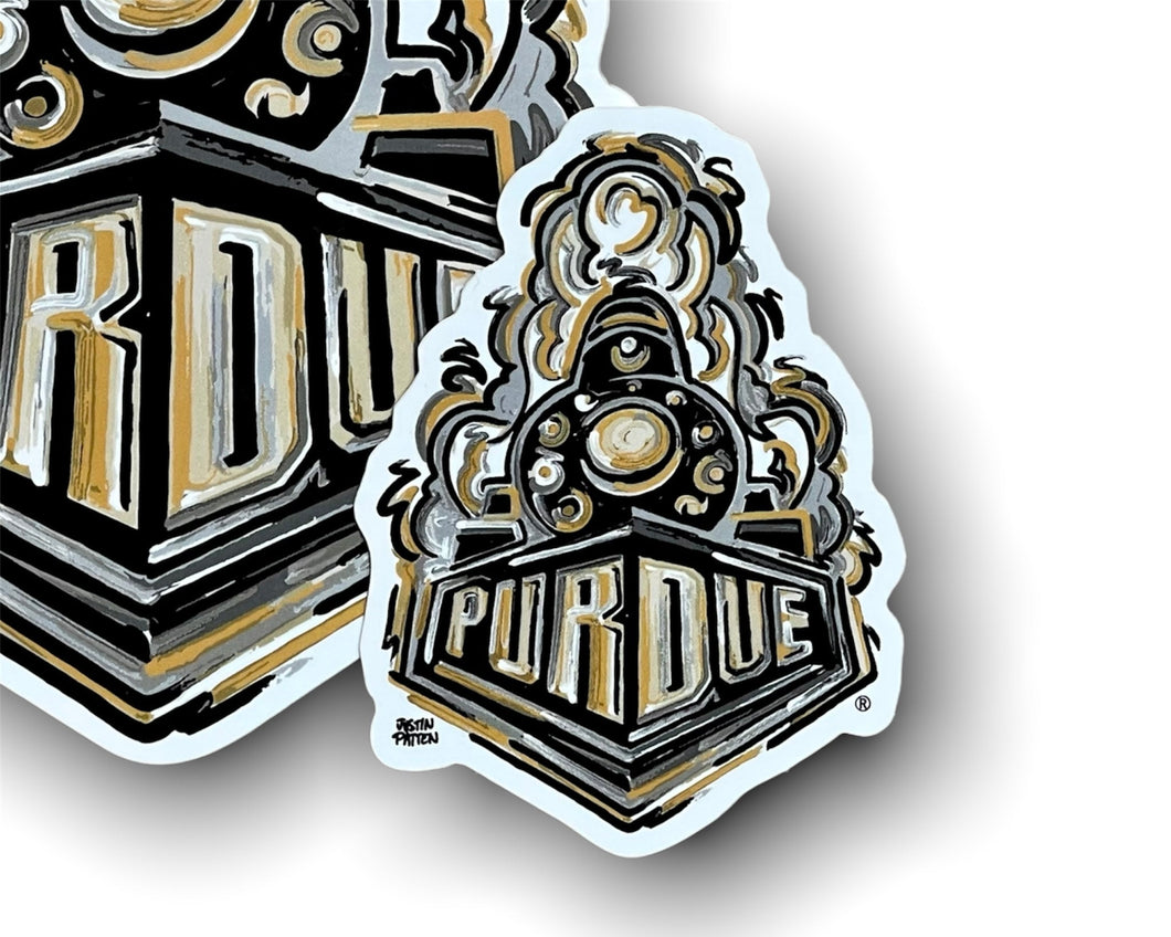 Purdue Boilermaker Special Mini Vinyl Sticker by Justin Patten