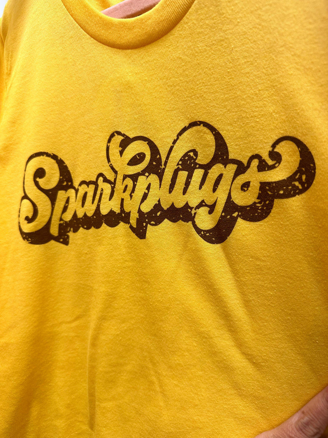 Youth Sparkplugs Tee | Heather Gold