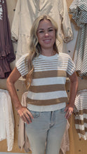 Load and play video in Gallery viewer, Sunny Stripe Knit Top
