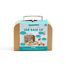 Load image into Gallery viewer, Make Your Own Car Race Kit in Suitcase Tote
