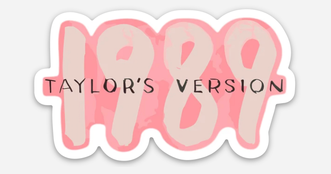 Taylor Swift sticker shows: 1989 Taylor's version