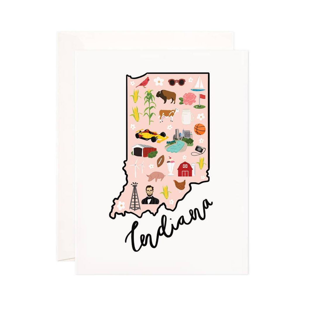 Indiana Greeting Cards | Set of 8