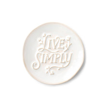 Load image into Gallery viewer, Live Simply Artisan Small Round Tray
