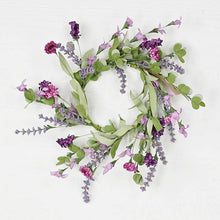 Load image into Gallery viewer, Mixed Flowers Wreath | Lavender

