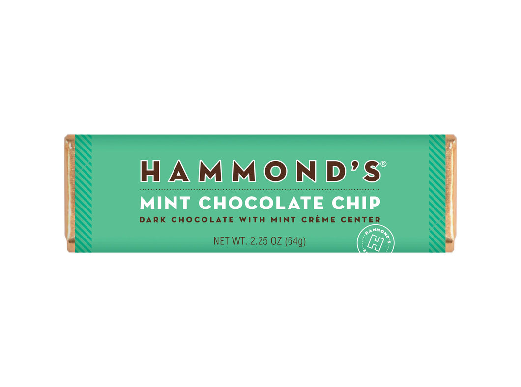Mint Chocolate Chip Candy Bar