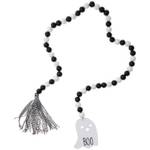 Load image into Gallery viewer, Ghostly Boo Beads Blk/Wht
