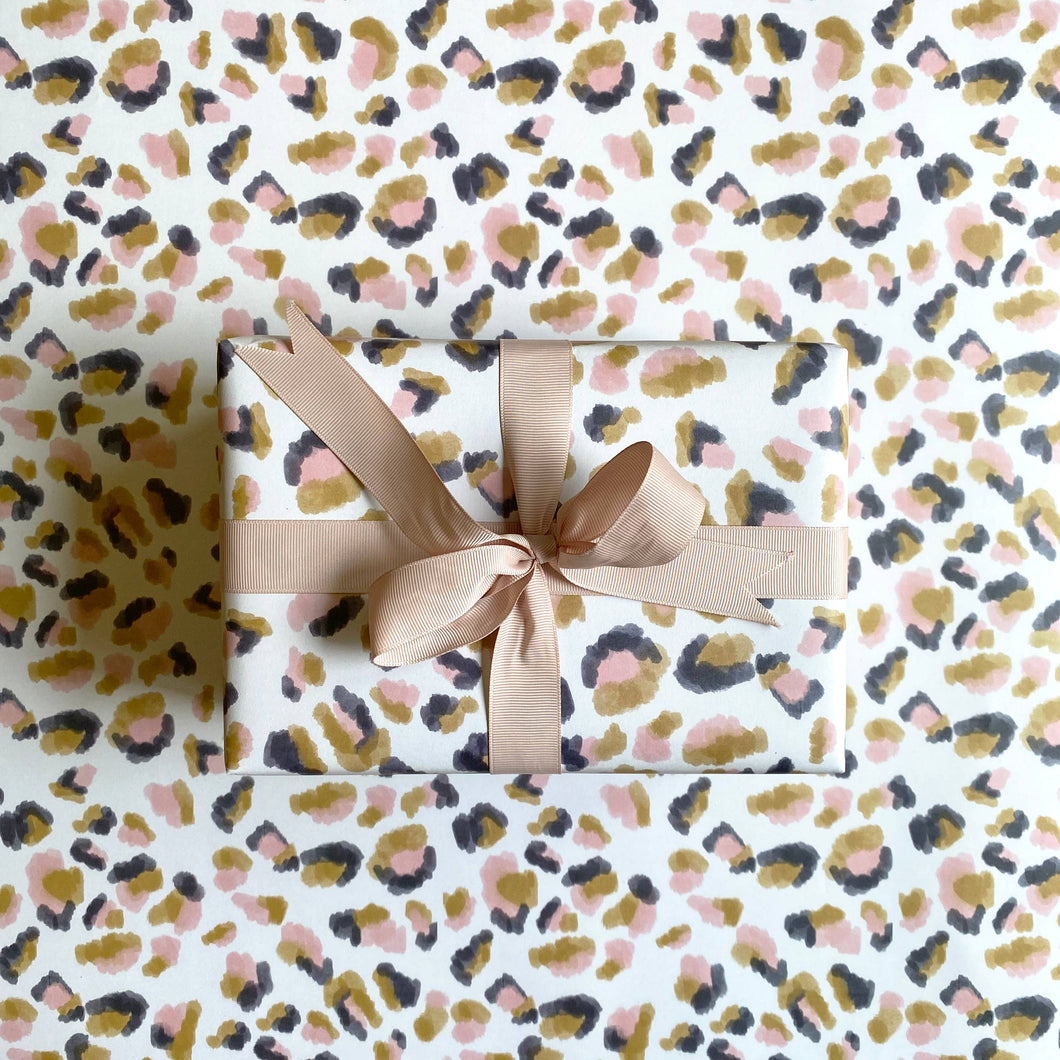 Leopard Print Gift Wrap