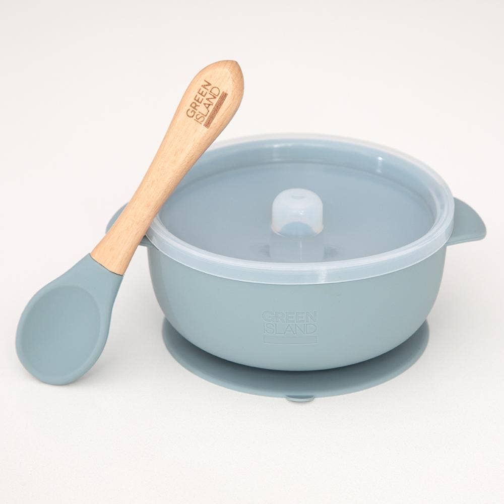 Baby Bowl & Spoon | Blue