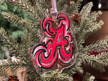 Load image into Gallery viewer, The University of Alabama  “A” Acrylic Ornament by Justin Patten
