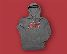 Load image into Gallery viewer, Indiana University Script Unisex Tri Blend Hoodie by Justin Patten
