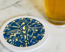 Load image into Gallery viewer, Indiana Flag Stone Coaster by Justin Patten
