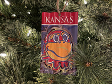 Load image into Gallery viewer, University of Kansas Ornament by Justin Patten
