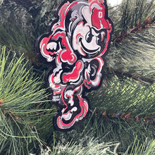 Load image into Gallery viewer, The Ohio State University Vintage Brutus Ornament by Justin Patten
