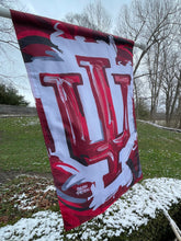 Load image into Gallery viewer, Indiana University IU House Flag by Justin Patten
