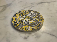 Load image into Gallery viewer, Speedway Sparkplug Mascot Stone Coaster by Justin Patten
