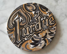 Load image into Gallery viewer, Purdue Drum Stone Coaster by Justin Patten
