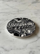 Load image into Gallery viewer, Speedway Indiana Stone Coaster by Justin Patten
