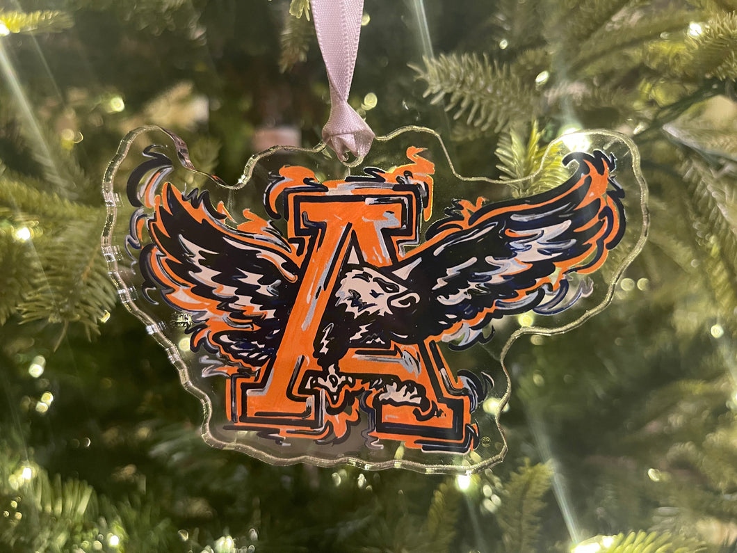 Auburn University War Eagle Ornament by Justin Patten