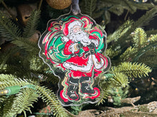 Load image into Gallery viewer, Santa Acrylic Ornament by Justin Patten
