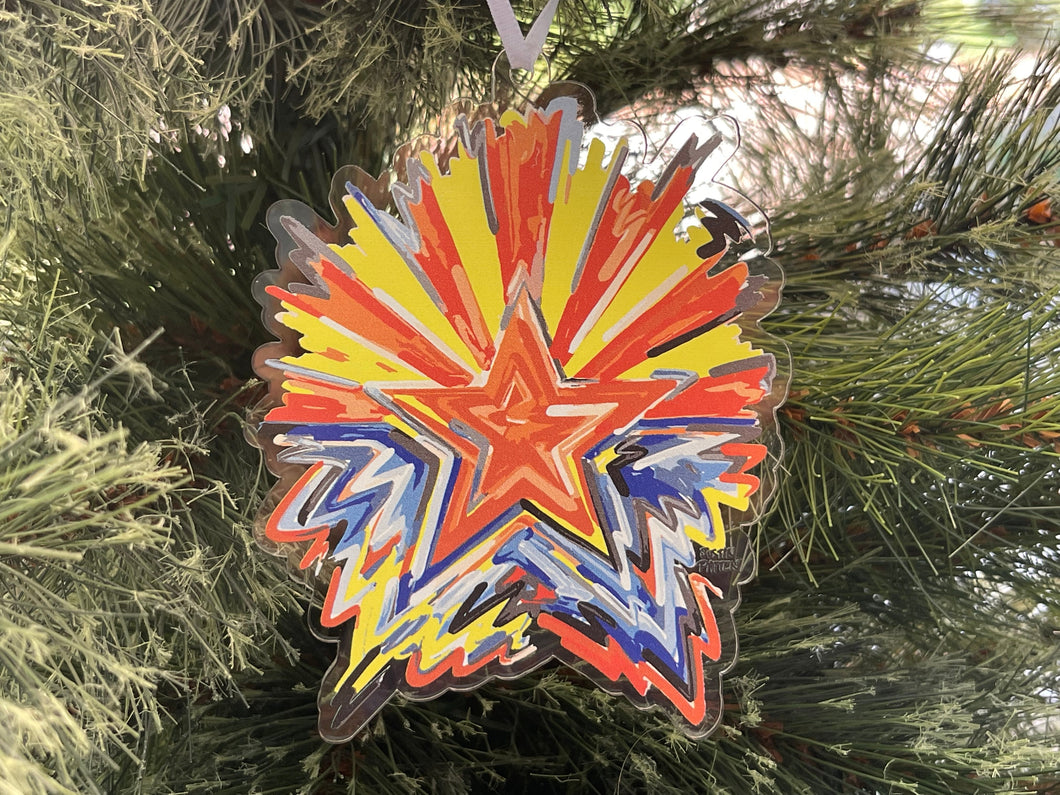 Arizona Flag Ornament by Justin Patten