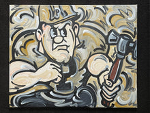 Load image into Gallery viewer, Purdue Pete Painting by Justin Patten 30x24 (Custom Painting)
