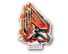 Load image into Gallery viewer, Ball State University Vinyl Sticker by Justin Patten
