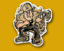 Load image into Gallery viewer, Purdue Pete Vinyl Sticker by Justin Patten
