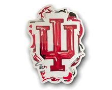 Load image into Gallery viewer, Indiana University IU Trident Vinyl Sticker by Justin Patten
