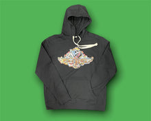 Load image into Gallery viewer, Indianapolis Motor Speedway Wing and Wheel Unisex Hoodie by Justin Patten (2 Colors)
