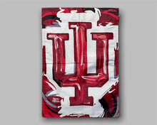 Load image into Gallery viewer, Indiana University IU Garden Flag by Justin Patten V2
