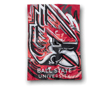 Load image into Gallery viewer, Ball State cardinal garden flag 
