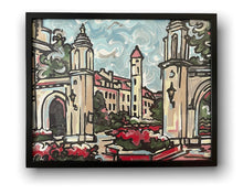 Load image into Gallery viewer, Indiana University 20&quot; x 16&quot; Sample Gates Print by Justin Patten
