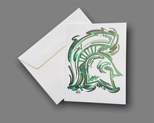 Load image into Gallery viewer, Michigan State University Note Card Set of 6 by Justin Patten
