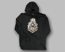 Load image into Gallery viewer, Purdue University Boilermaker Special Unisex Hooded Tee by Justin Patten (Black)
