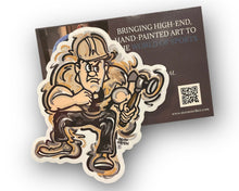 Load image into Gallery viewer, Purdue Pete magnet by Justin Patten.  For your car or fridge. 
