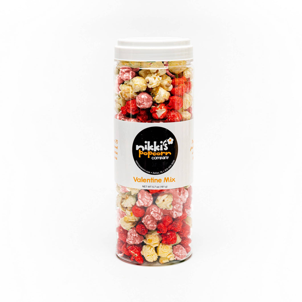 Valentine Mix Popcorn | 7 Cup Gift Jar