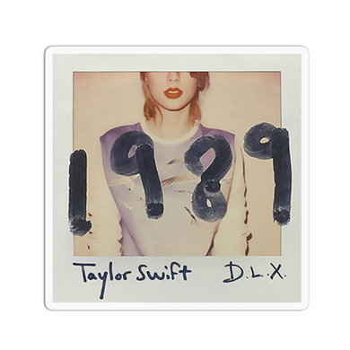 Taylor Swift sticker shows: 1989 album cover 