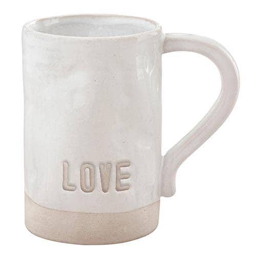 16 ounce white ceramic mug with 