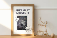 Load image into Gallery viewer, Meet Me At Midnight, Taylor Swift Inspired Art Print: 8x10
