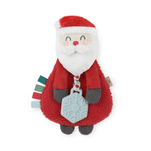 Load image into Gallery viewer, Plush Santa baby toy with teether attached 
