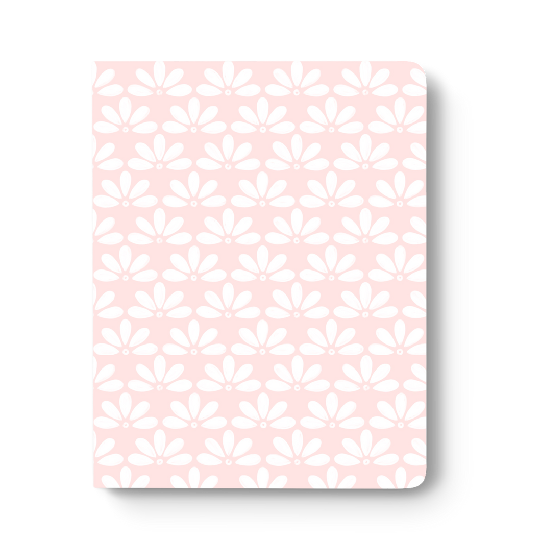 Peek-A-Boo Daisy Layflat Lined Journal Notebook 8.5x11in.