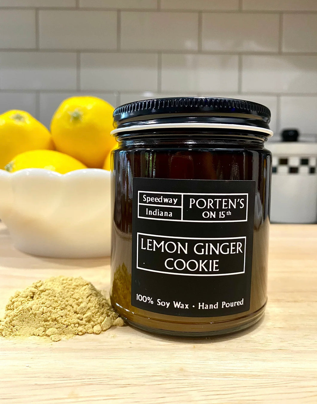 Lemon Ginger Cookie Soy Candle