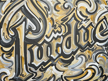 Load image into Gallery viewer, Purdue Script Painting by Justin Patten 30x24(Custom Painting)
