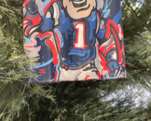 Load image into Gallery viewer, New England Patriots Metal Ornament by Justin Patten
