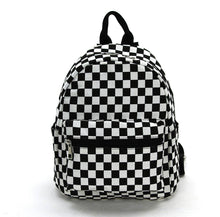 Load image into Gallery viewer, Checkered Mini Backpack
